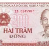 Vietnam 200 Dong World Banknote e Paper Money Shop 2