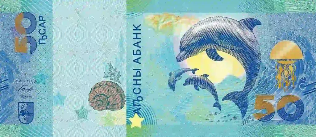 abkhazia 50 apsar 2025 globenote Front
