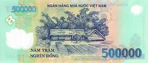 500000 dong vietnam back globenote eshop world banknote