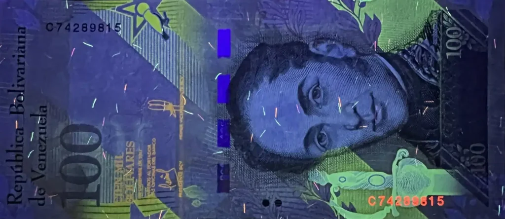 venezuela 100000 bolivar fuerte 2017 p-100 unc uv globenote