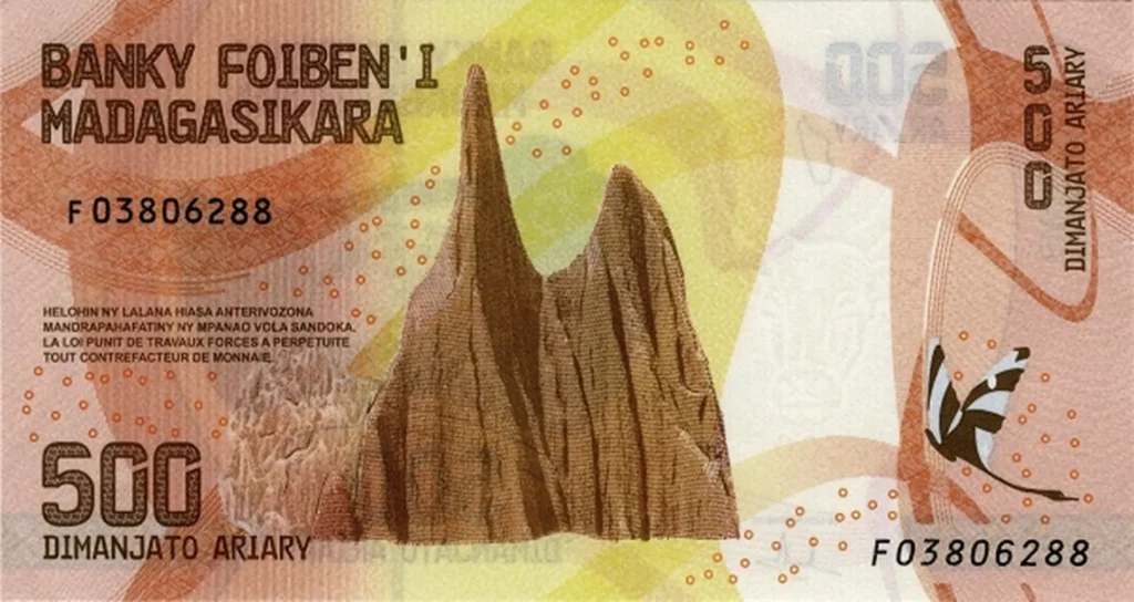 Set Madagascar Globenote World Banknotes and Paper Money for collector Shop