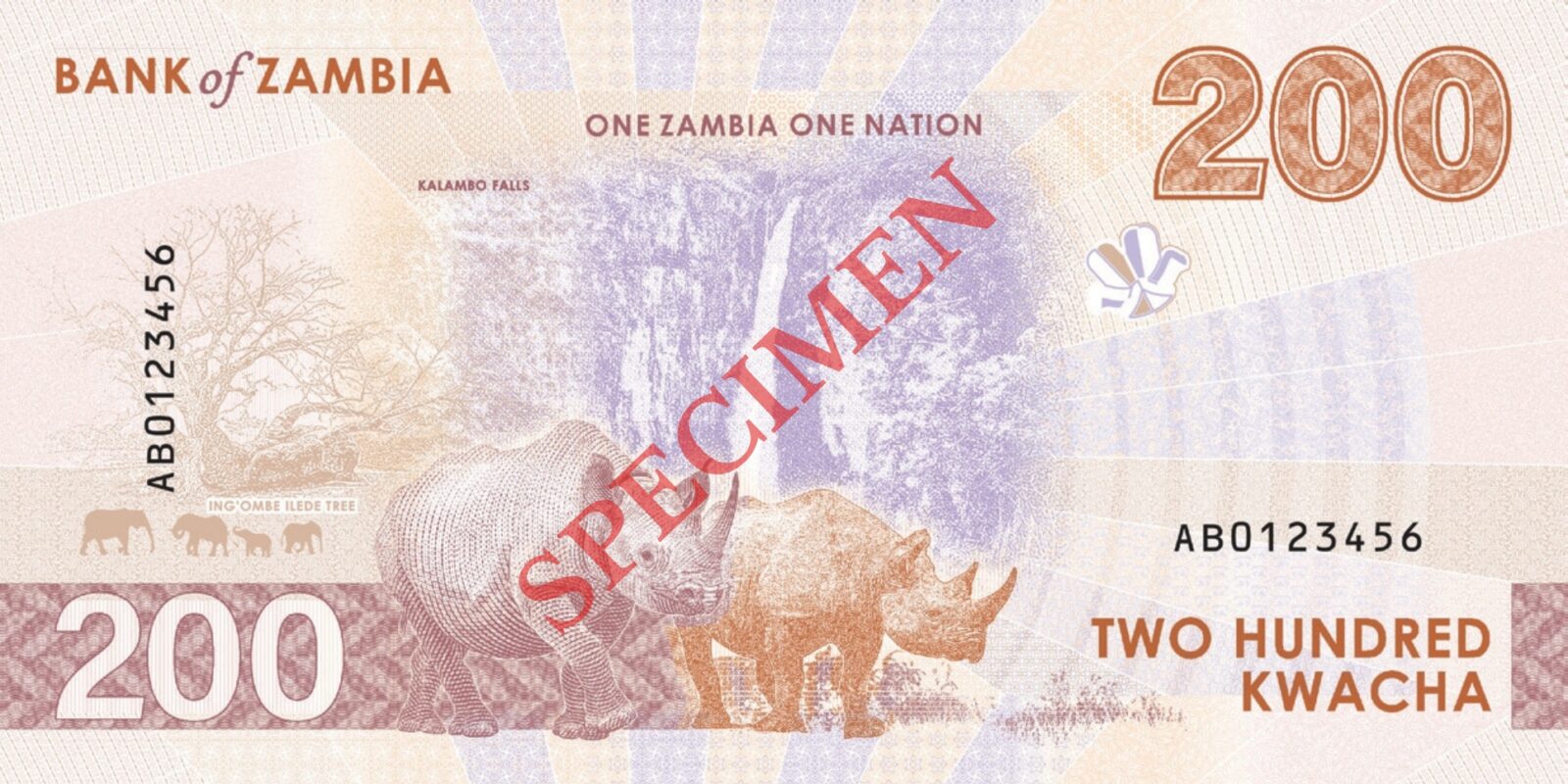 Zambia banknotes banknote