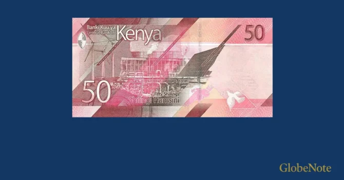 Kenya 50 Shillings 2019 UNC (#144a) – Kenyatta & Renewable Energy - Image 2