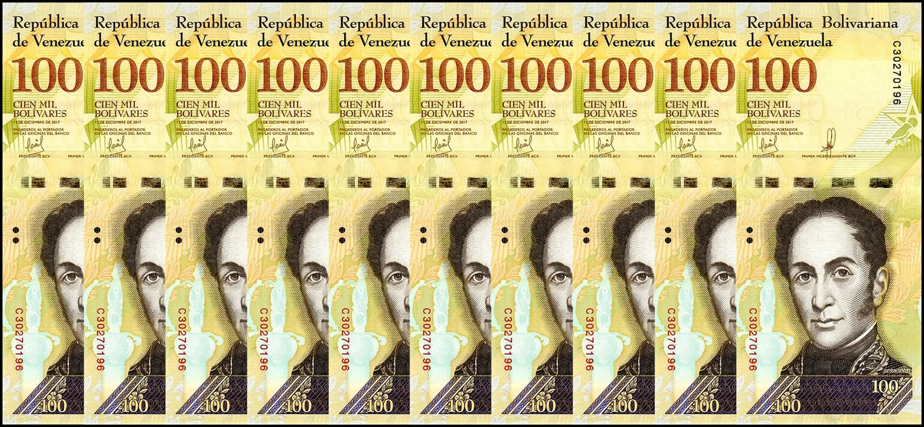 Venezuela 100000 Bolivares Fuerte: Money’s Epic Fail