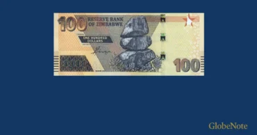 Zimbabwe 100 Dollars 2020-2023 Banknote UNC | Pick P-106b | GlobeNote banknote front