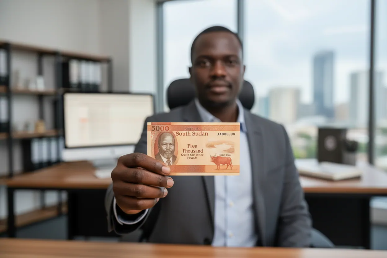 south sudan 5000 pounds new unofficial globenote