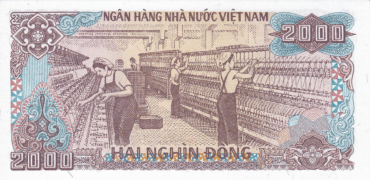 vietnam 2000 dong 1989 globenote 2