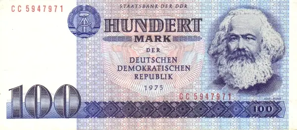 100 Mark DDR Banknotes