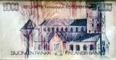 Finland 5000 Markaa Unissued Front - Globenote