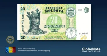 Moldavia 20 lei 2015