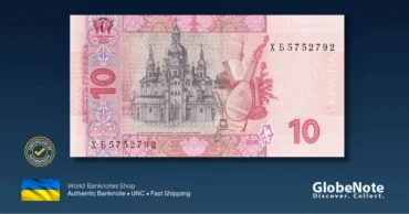 Ukraine 10 hrvinie 2015 back globenote