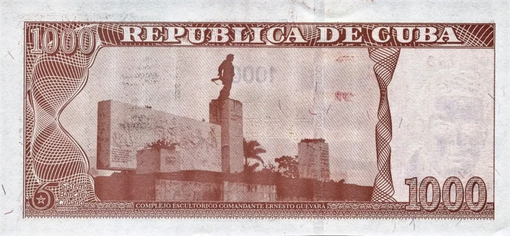 cuba drops new 1,000-peso commemorative Back
