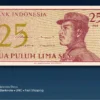 Indonesia 25 sen 1964 front
