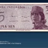 Indonesia 5 sen 1964 front