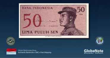 Indonesia 50 sen 1964 front