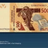 costa avorio 500 francs 2022 front globenote