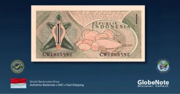 indonesia 1 rupiah 1961 back