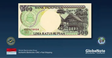 indonesia 500 rupiah 1992 back