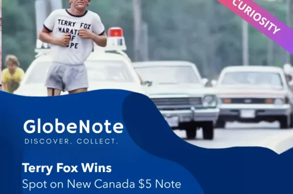 Terry Fox Wins Spot on New Canada $5 Note