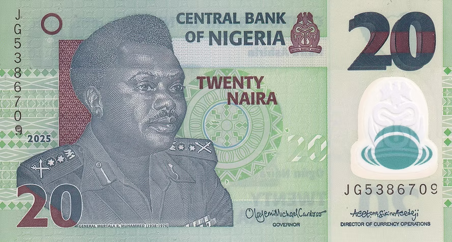 Nigeria 20 Naira