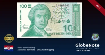 croatia 100 dinar 1992 p20 2 front