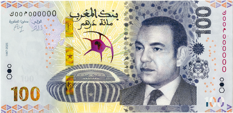 Morocco 100 Dirhams CAN 2025