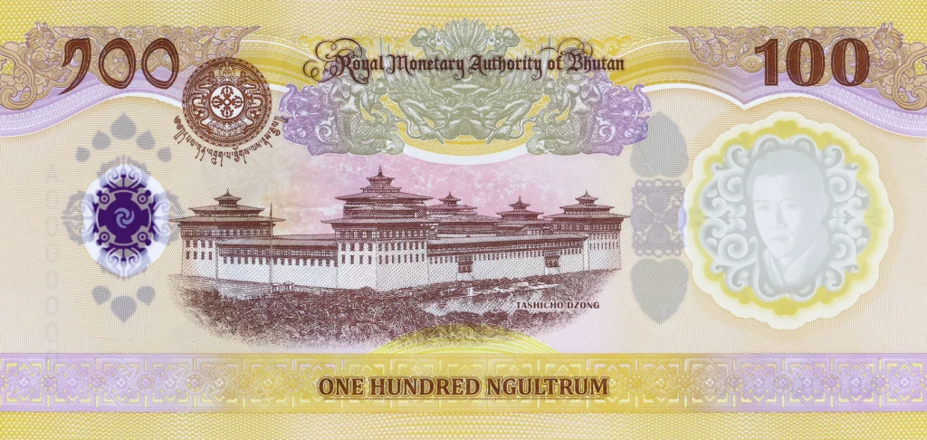 Bhutan - 2025 - 100 Ngultrum (reverse)