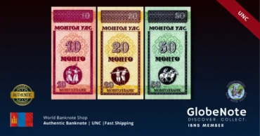 mongolia 10-20-50 mongo unc