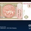 Mongolia 1 togrog 1993 front x2 UNC