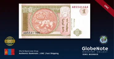 Mongolia 1 togrog 1993 front x2 UNC