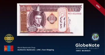 Mongolia 20 tugrik 2006 front x1 #63c UNC