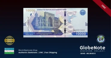 Uzbekistan 10,000 So'm 2021 Banknote UNC | Pick P-W89 | GlobeNote