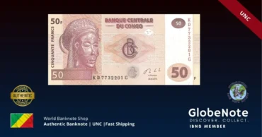 Congo, Democratic Republic 50 Francs 2013 Banknote UNC | Pick P-97A | GlobeNote