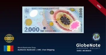 Romania 2,000 Lei 1999 Banknote UNC | Pick P-111a | GlobeNote