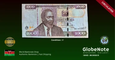 Kenya 1000 Shillings 2008 Banknote XF | Pick 51c | GlobeNote