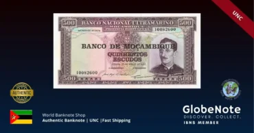 Mozambique 500 Escudos 1976 Banknote UNC | Pick P-118 | GlobeNote