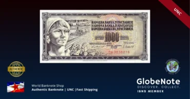Yugoslavia 1,000 Dinara 1981 Banknote UNC | Pick P-92d | GlobeNote