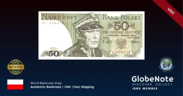 Poland 50 Zlotych 1988 Banknote UNC | Pick P-142c | GlobeNote