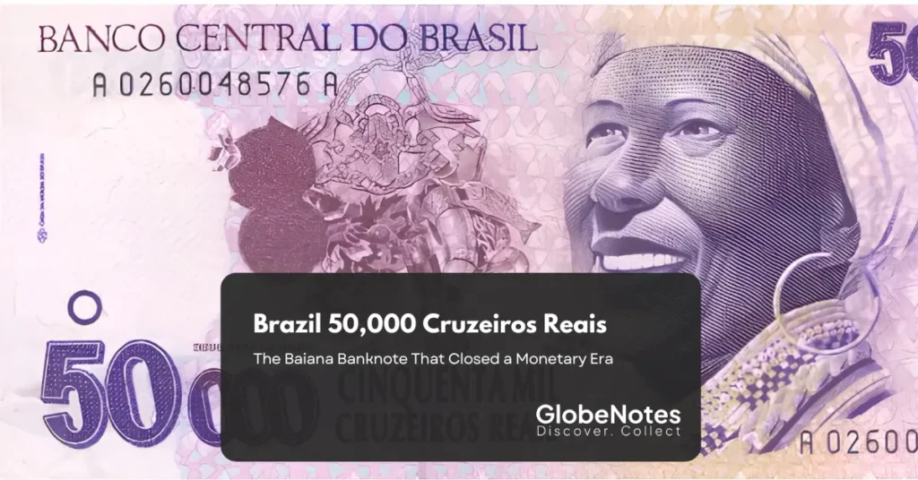 Brazil 50,000 Cruzeiros Reais