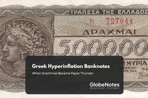 Greek Hyperinflation Banknotes