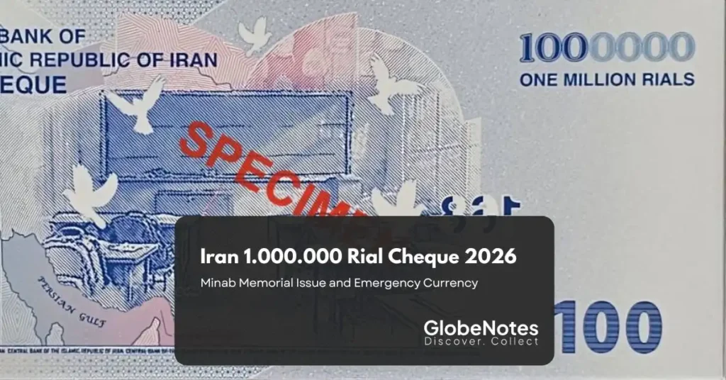 Iran 1,000,000 Rial Cheque 2026