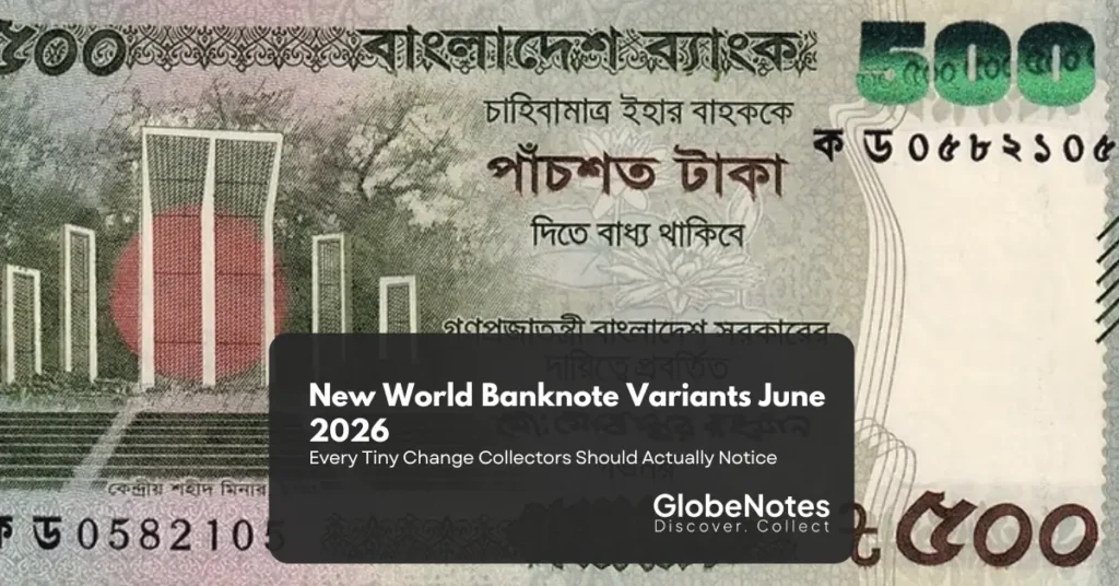 New World Banknote Variants June 2026