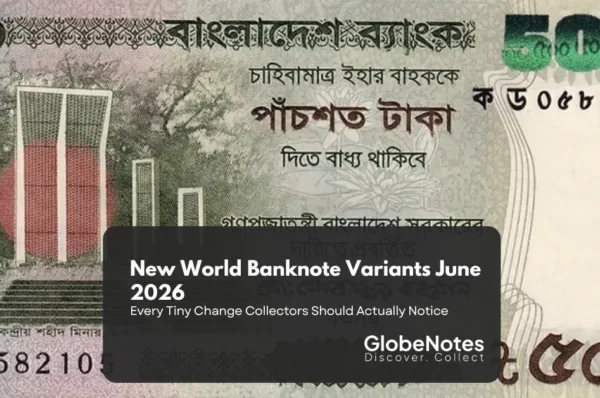 New World Banknote Variants June 2026