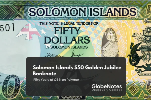 Solomon Islands $50 Golden Jubilee Banknote