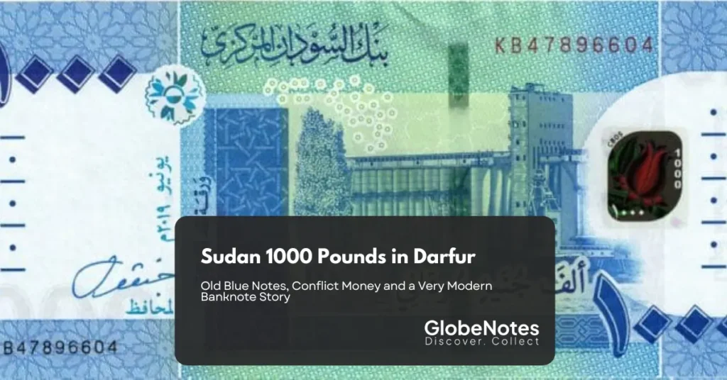 Sudan 1000 Pounds in Darfur: Old Blue Notes, Conflict Money and a Very Modern Banknote Story