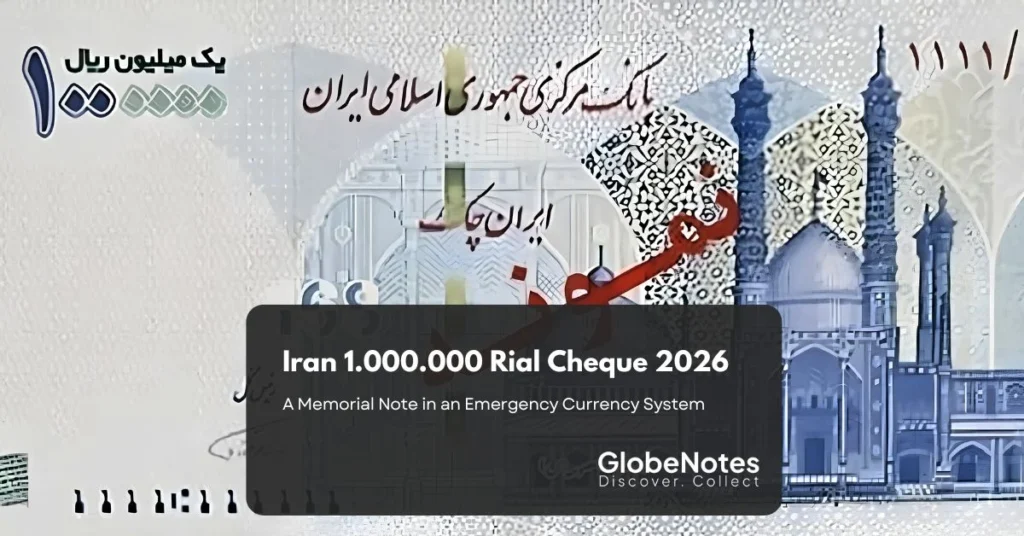 Iran 1,000,000 Rial Cheque 2026: Minab Memorial Issue and Emergency Currency