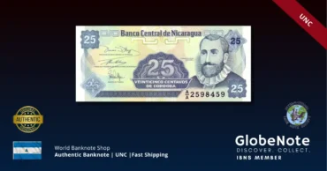 nicaragua 25 centavos front