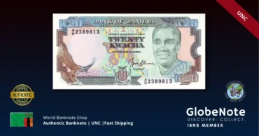 zambia 20 kwacha 32b front