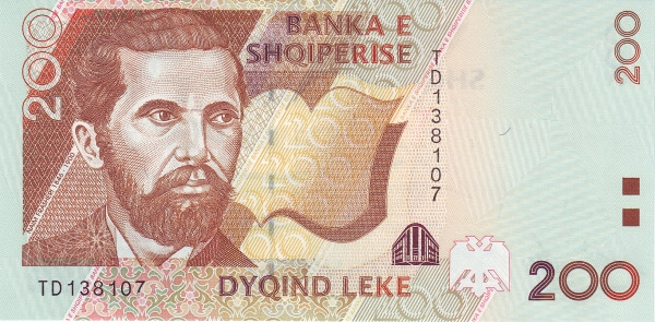 ALBANIA 200 Leke 2001 Pick 67 collectible banknote