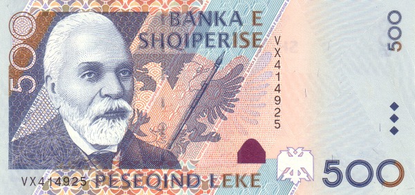 ALBANIA 500 Leke 2001 Pick 68 collectible banknote